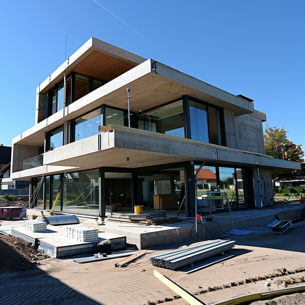 Construir una casa moderna